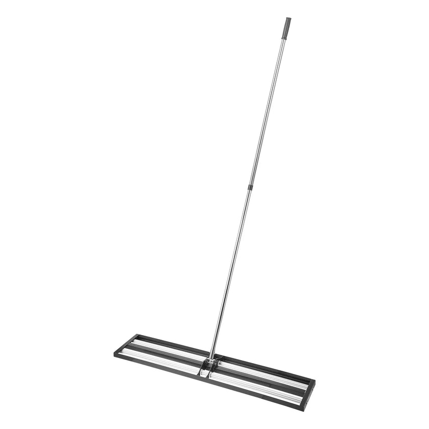 VEVOR 48x10in Lawn Leveling Rake with 83.9 in Adjustable Handle for Yard Garden
