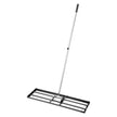VEVOR 10x36in Lawn Leveling Rake 83.9 in Adjustable Handle for Yard Golf Court