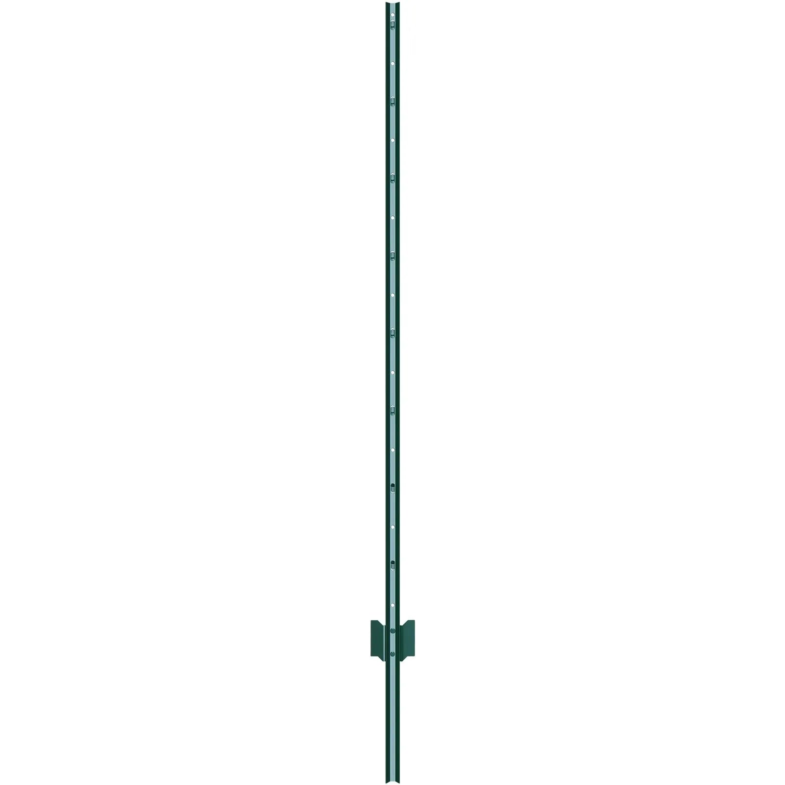 VEVOR 5 Feet Fence Post 10 Pack T-Post Heavy Duty Metal Fence Posts Green