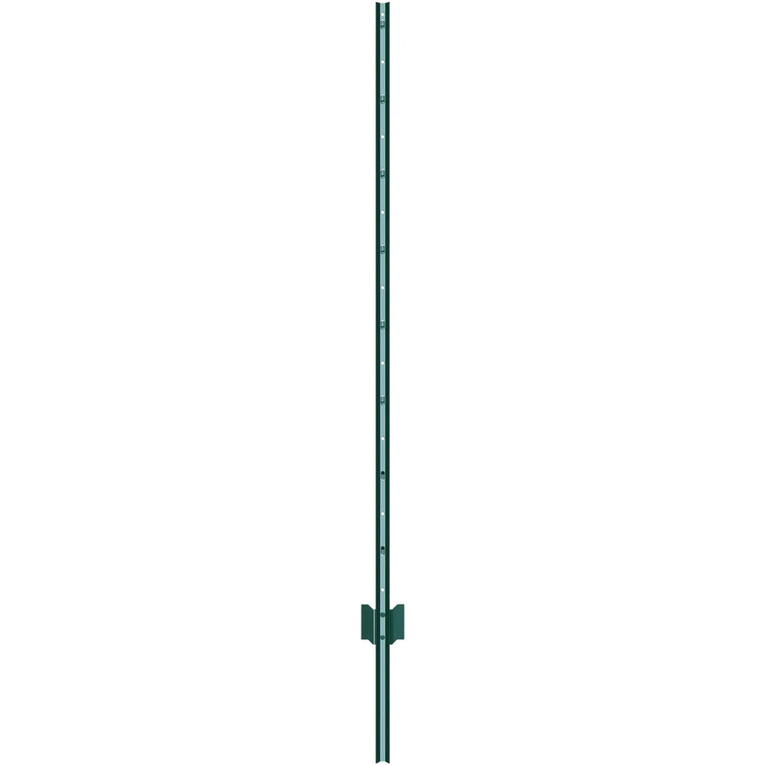 VEVOR 5 Feet Fence Post 10 Pack T-Post Heavy Duty Metal Fence Posts Green