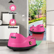 12V Electric Kids Ride on Bumper Car Battery Powered Bumping Car with Remote Control-Pink