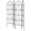 VEVOR 4 Packs Metal Garden Trellis for Climbing Plant Support 87x20 in Rustproof