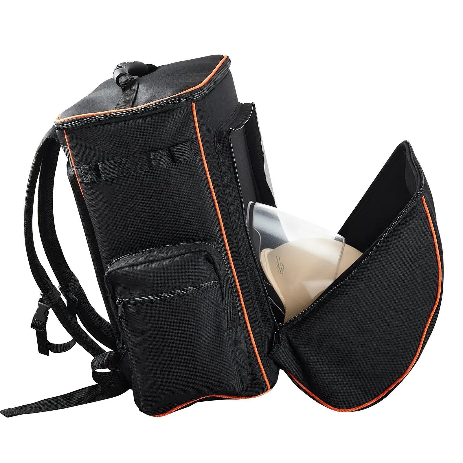 VEVOR 33L Welding Backpack 600D Polyester Welder Backpack for Tools and Helmet