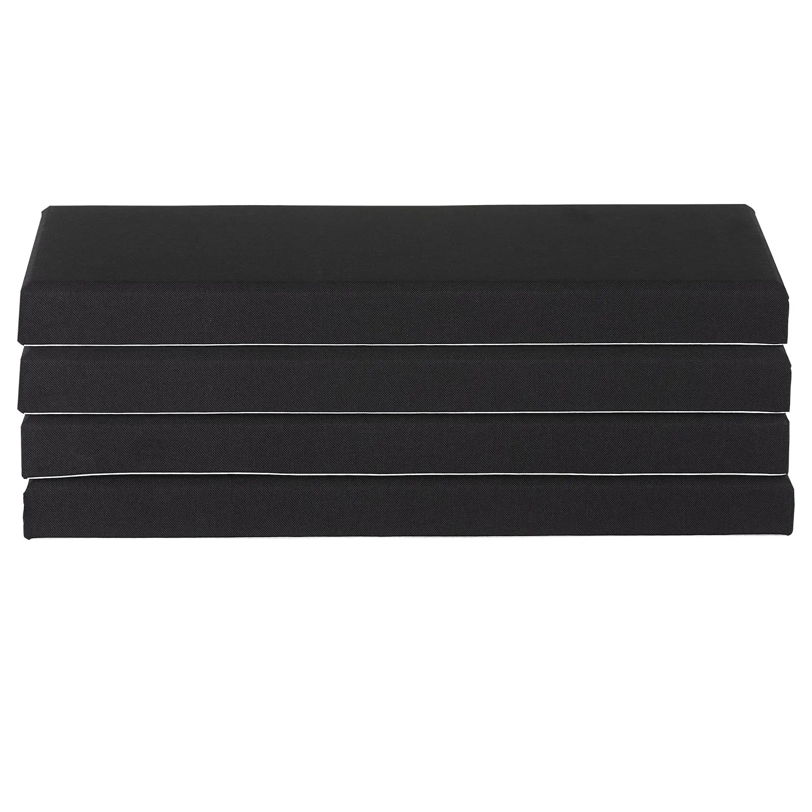 VEVOR 4 PCS Acoustic Wall Panels 2 in Thick 23.6 x 11.8 in Self-adhesive Black