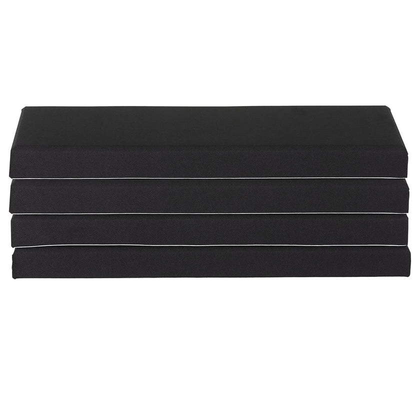 VEVOR 4 PCS Acoustic Wall Panels 2 in Thick 23.6 x 11.8 in Self-adhesive Black