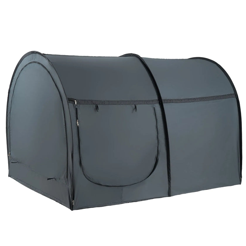 VEVOR 4 Doors Bed Tent Breathable Tent Light Blackout with 0.28 in Fiber Poles