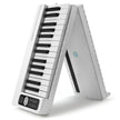VEVOR 61 Key Folding Keyboard Piano Portable Foldable Piano Bluetooth MIDI White