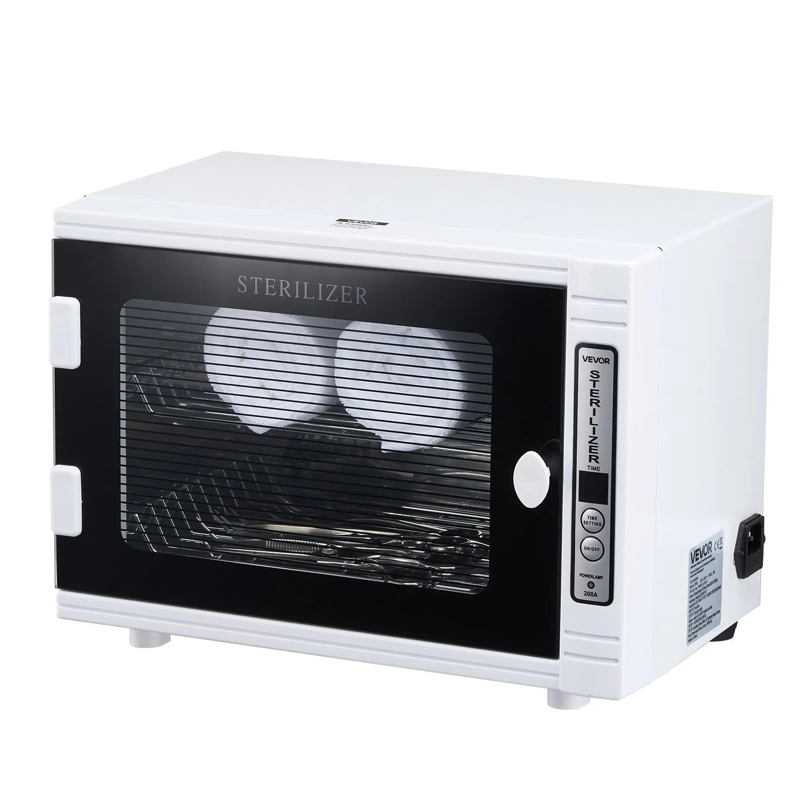 VEVOR Nail Tool Cleaning Machine 12L Large Capacity Tool Cabinet Cleaner Box