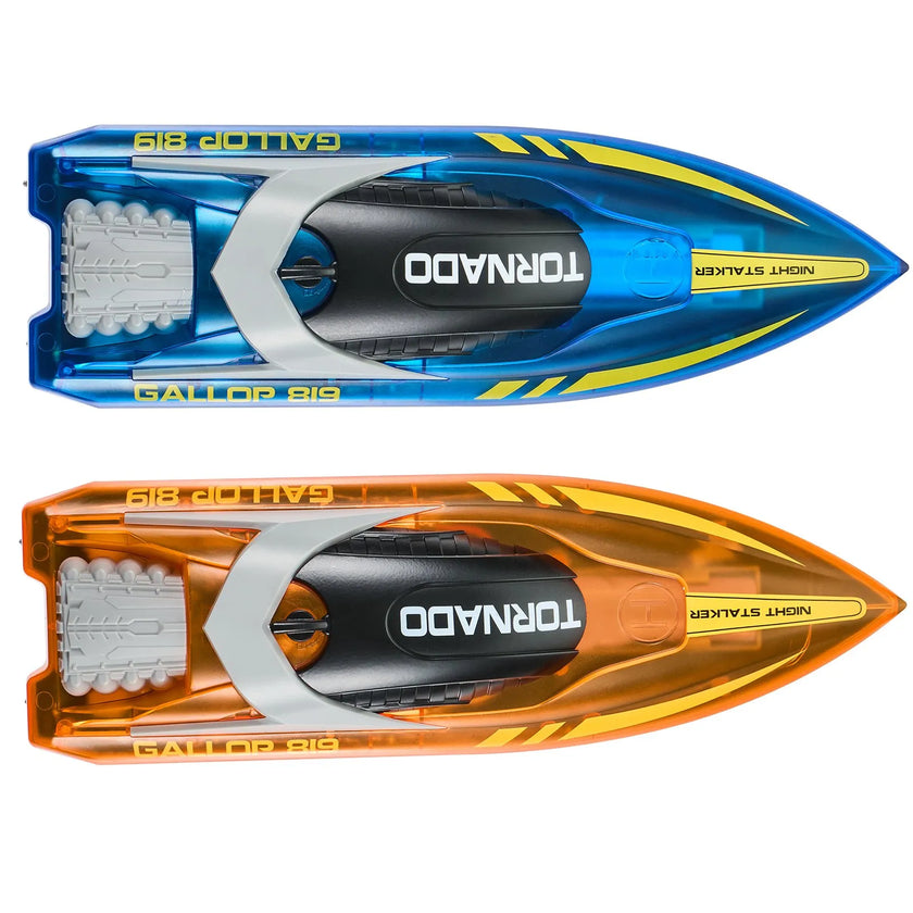 VEVOR 2 PCS RC Boat 2.4 GHz Remote Control Racing Boat 12 km/h Kids Adults Gift