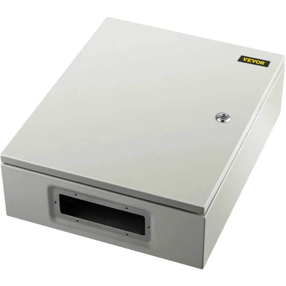 VEVOR NEMA Steel Enclosure, 20 x 16 x 6'' NEMA 4X Steel Electrical Box, IP66 Waterproof & Dustproof, Outdoor/Indoor Electrical Junction Box, with Mounting Plate