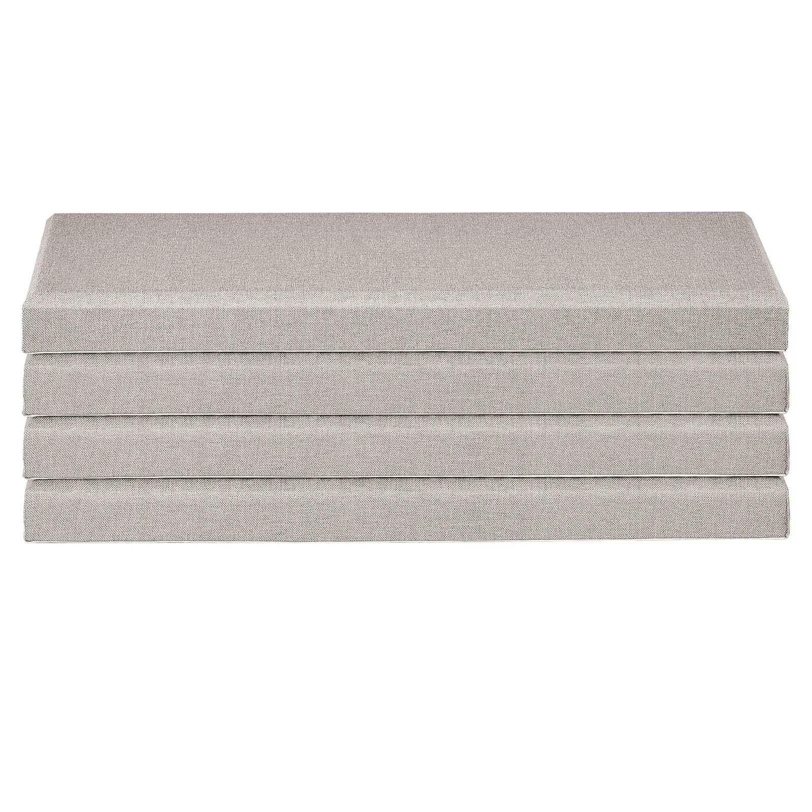 VEVOR 4 PCS Acoustic Wall Panels 2 in Thick 23.6 x 11.8 in Self-adhesive Camel