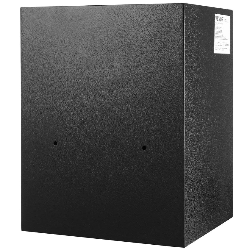 VEVOR 1.7 Cub Depository Safe, Deposit Safe with Drop Slot, Electronic Code Lock and 2 Emergency Keys, 17.71'' x 13.77'' x 13.77'' Business Drop Slot Safe for Cash, Mail in Home, Hotel, Office