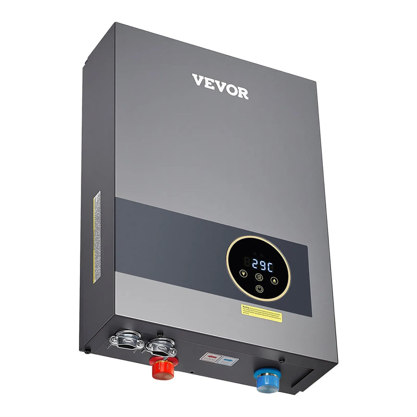 VEVOR 36kW Tankless Electric Water Heater Instant Hot with LCD Child Lock