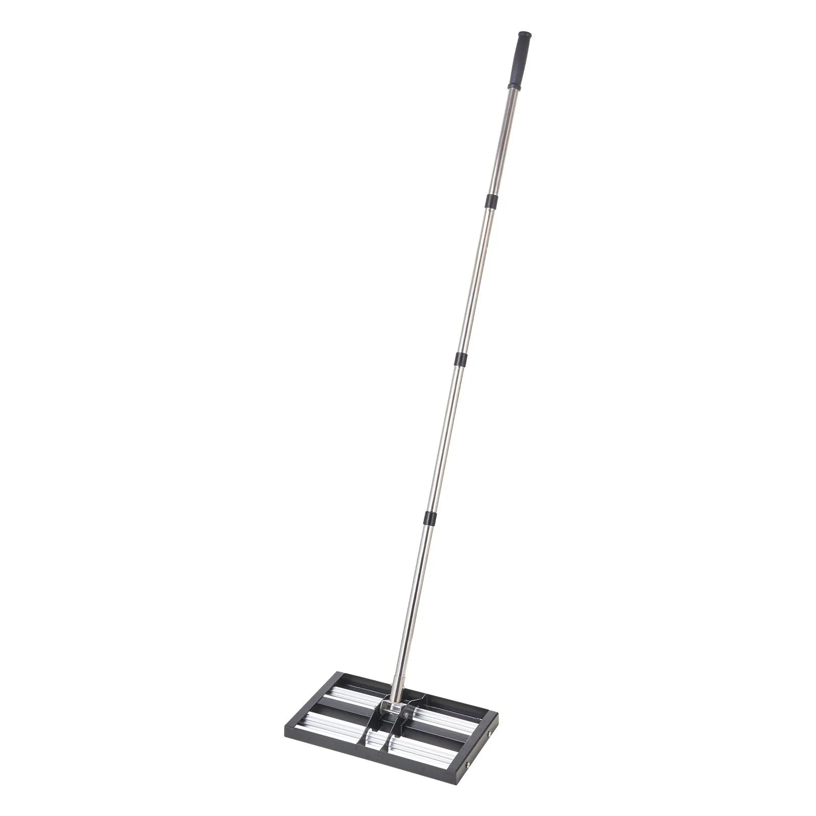 VEVOR 17x10in Lawn Leveling Rake with 63.4 in Adjustable Handle for Yard Garden