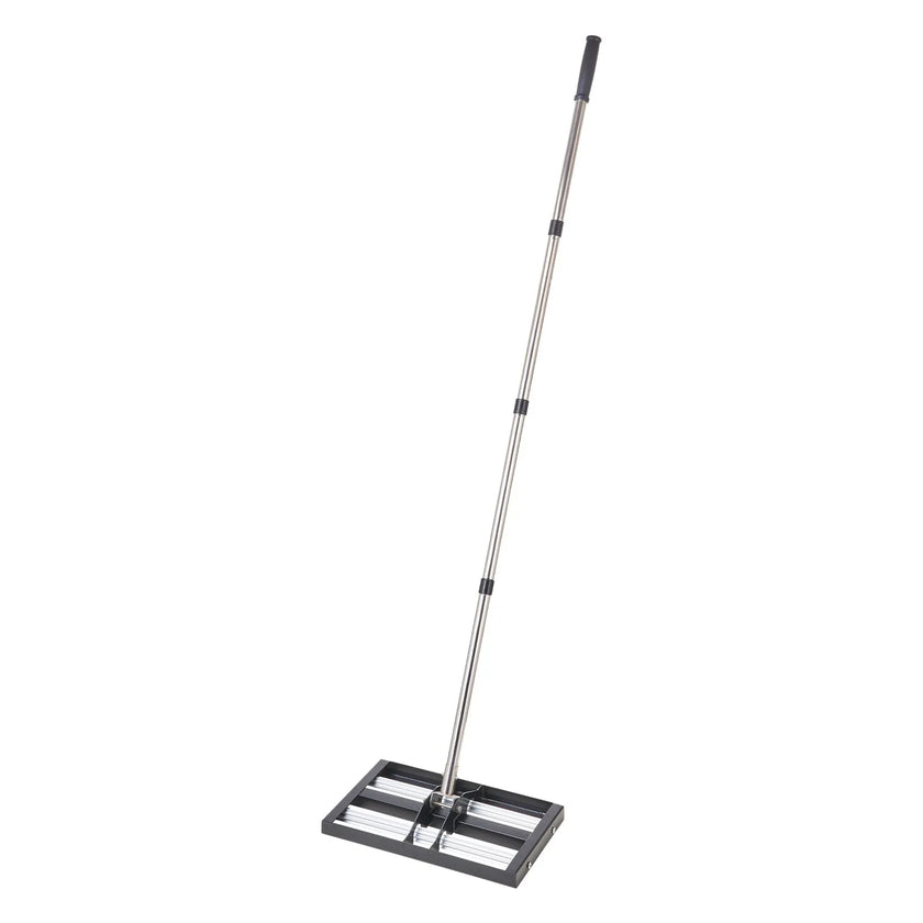 VEVOR 17x10in Lawn Leveling Rake with 63.4 in Adjustable Handle for Yard Garden