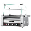 VEVOR 18 Hot Dog 7 Roller Electric Grill Cooker Machine Bun Warmer Cover 1200W