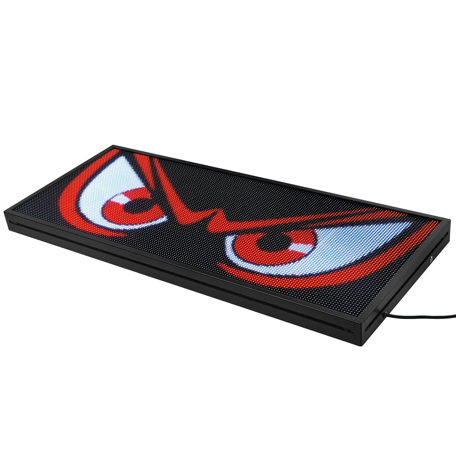 VEVOR 40x18in Programmable LED Sign Digital Scrolling Display Board P6 Fullcolor