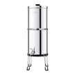 VEVOR 2.25G Gravity-fed Water Filter Countertop System Stainless Steel 2 Filters
