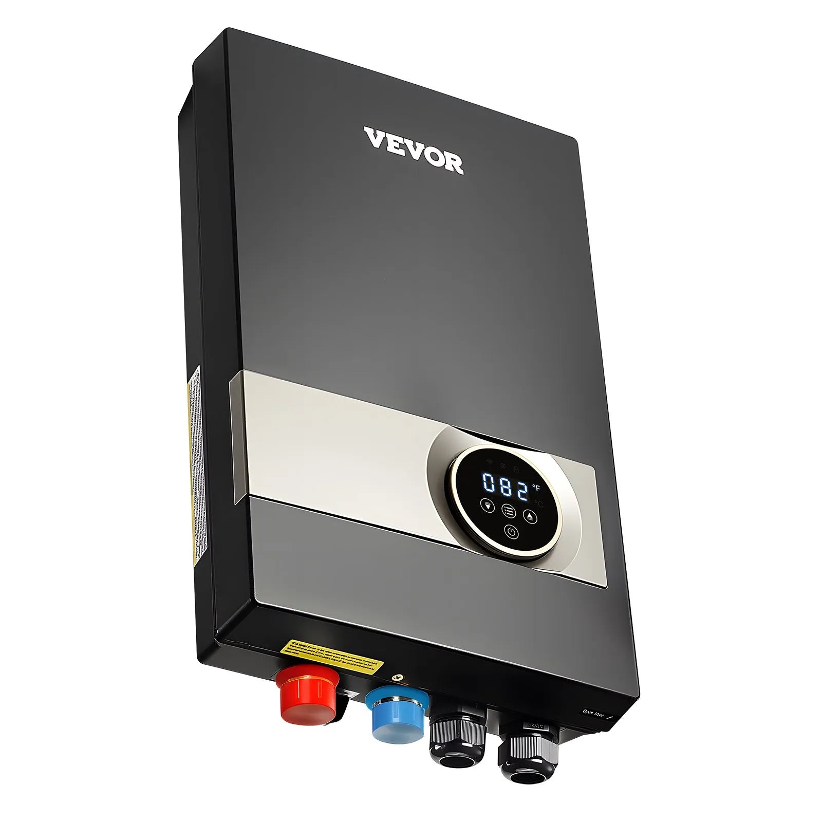 VEVOR 27kW Tankless Electric Water Heater Instant Hot with LCD Child Lock