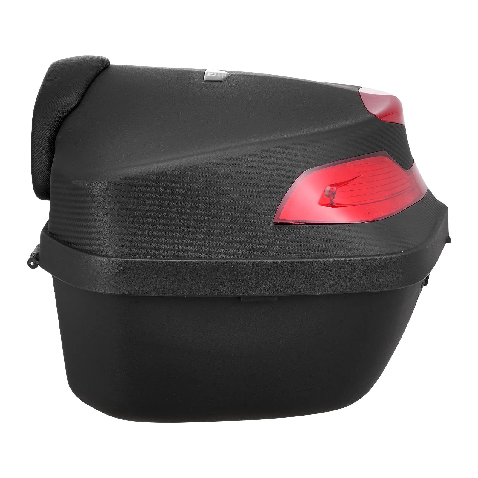 VEVOR 48L Motorcycle Top Case Universal Motorbike Tail with Reflective Panel