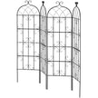 VEVOR 4 Packs Metal Garden Trellis for Climbing Plant Support 71x20 in Rustproof
