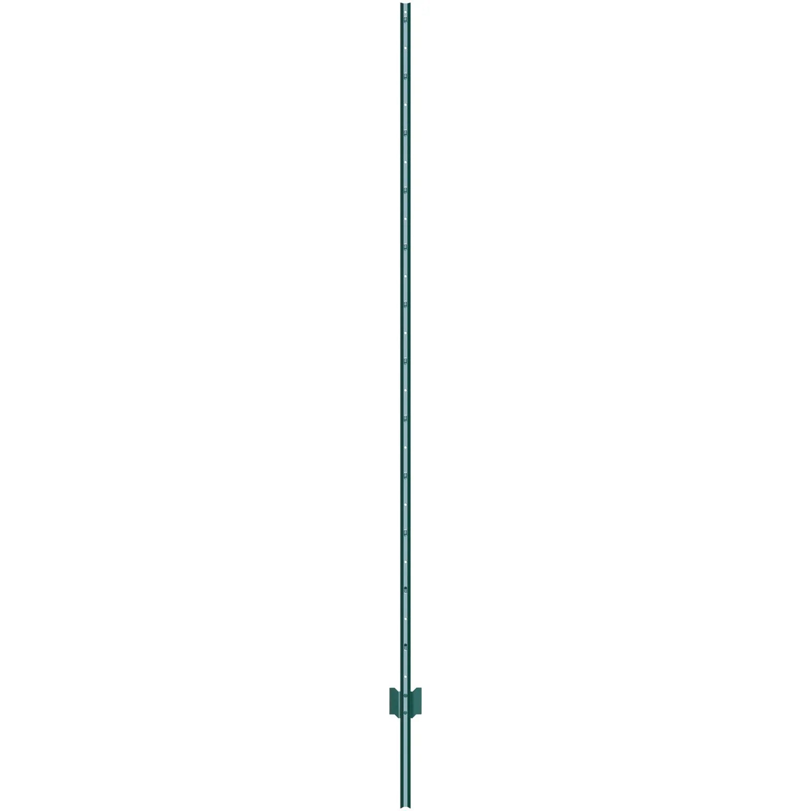 VEVOR 7 Feet Fence Post 10 Pack T-Post Heavy Duty Metal Fence Posts Green