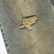Hole Denim Men Trousers Heavy Industry Washing Jeans