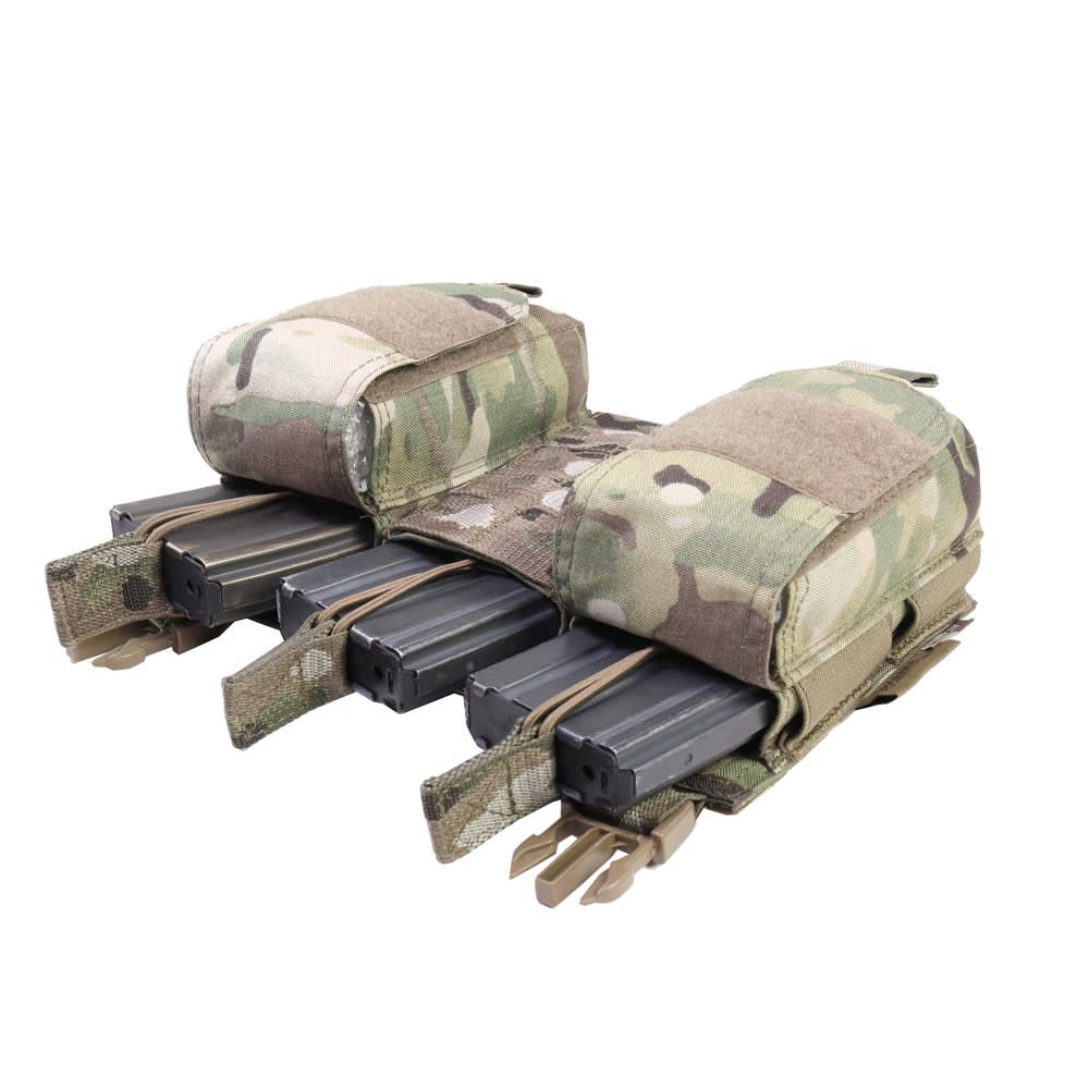 Warrior Detachable Front Panel MK1 (3x 5.56 Mag Pouches and 2 Utility Pouches) Multicam