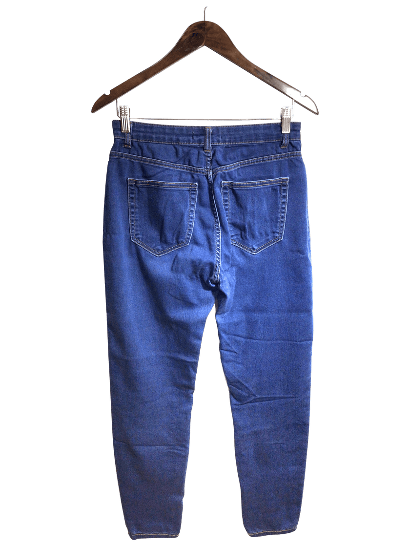 PULL & BEAR Women Straight-Legged Jeans Regular fit in Blue - 40