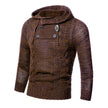 Turtleneck hooded sweater