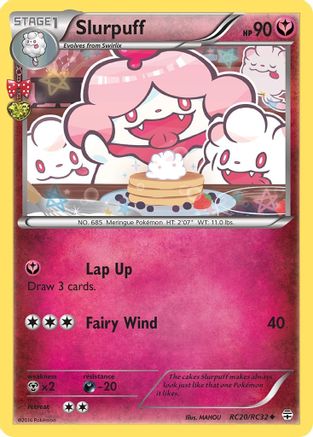 Slurpuff RC20/83 - Generations Radiant Collection Holofoil