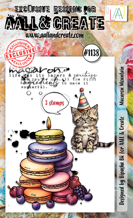 AALL and Create - A6 Stamp Set - Macaron Mountain