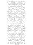 Deco Stickers - Glitter Hearts
