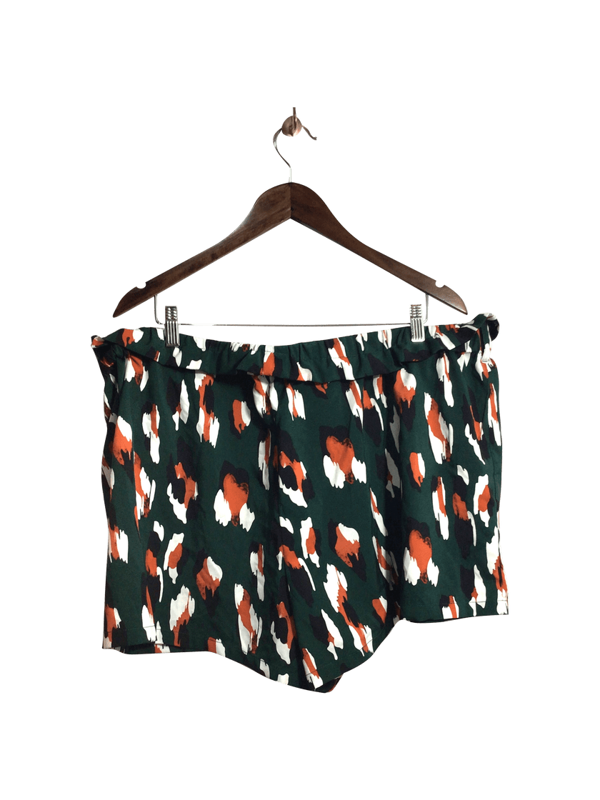 SHEIN Women Classic Shorts Regular fit in Green - 4XL