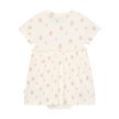 Dress with Bodysuit | Pink Floral on Off-White  | Minymo
