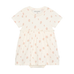 Dress with Bodysuit | Pink Floral on Off-White  | Minymo