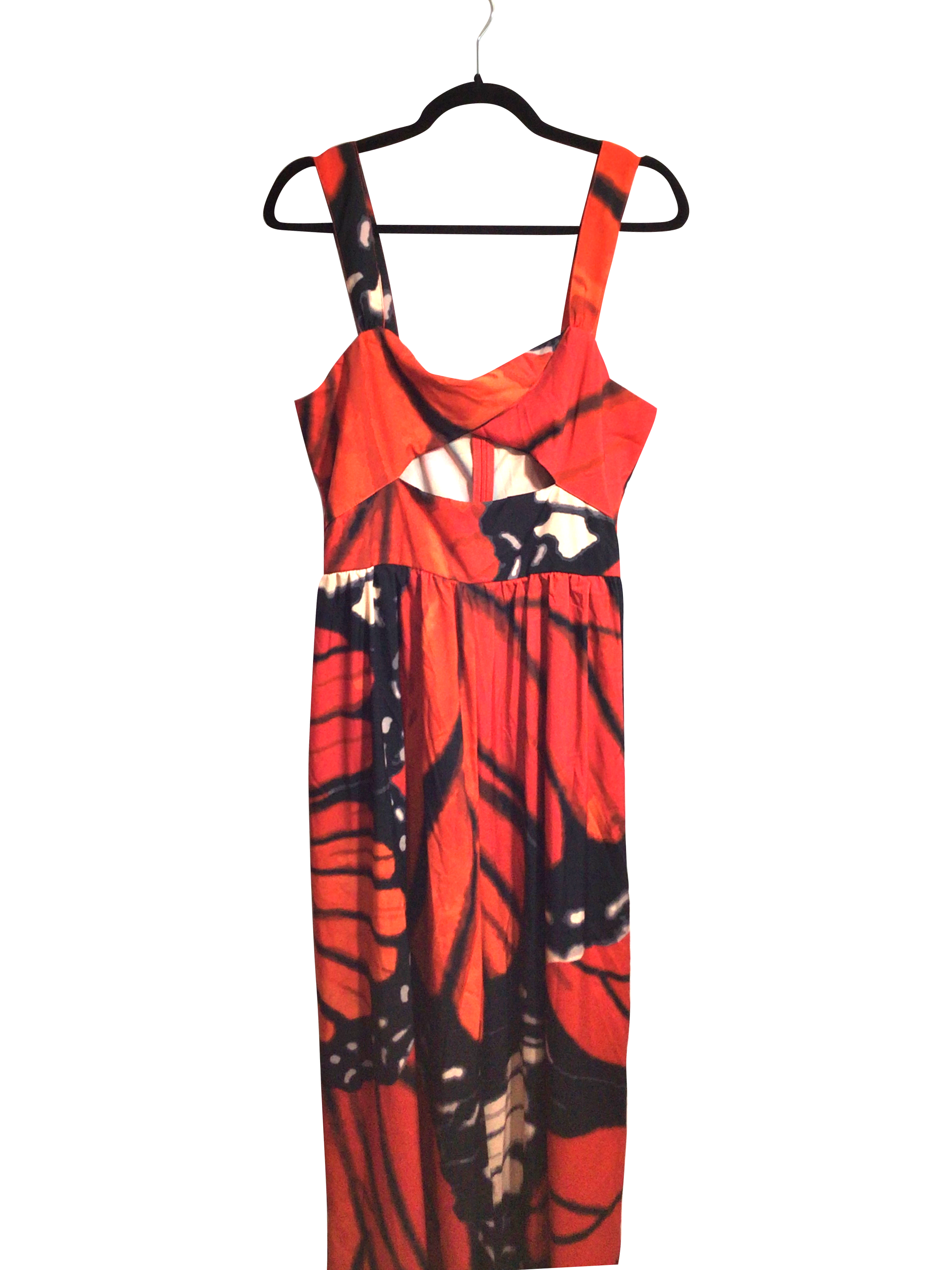 SHEIN Women Maxi Dresses Regular fit in Orange - L