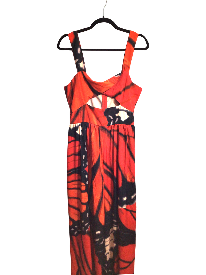 SHEIN Women Maxi Dresses Regular fit in Orange - L