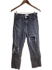 GARAGE Women Straight-Legged Jeans Regular fit in Black - 24