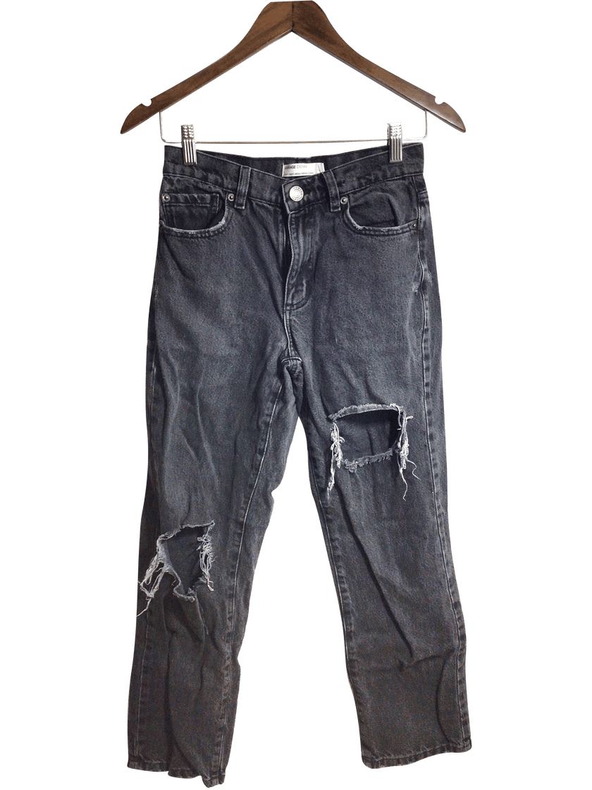 GARAGE Women Straight-Legged Jeans Regular fit in Black - 24