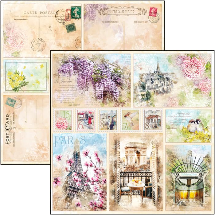 Ciao Bella Notre Vie Cards Paper Sheet 12