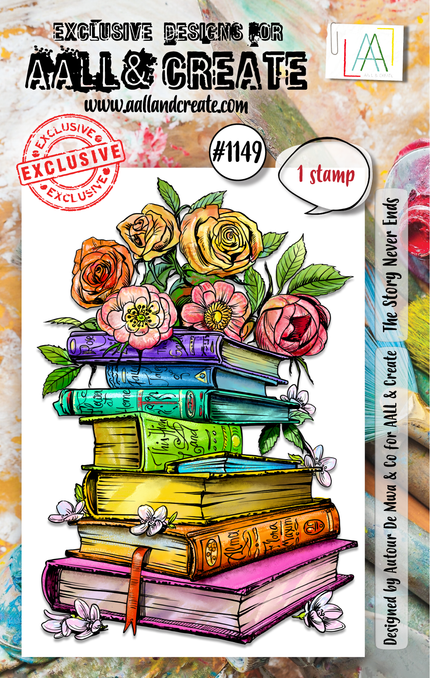 AALL and Create - A7 Stamp Set - The Story Never Ends