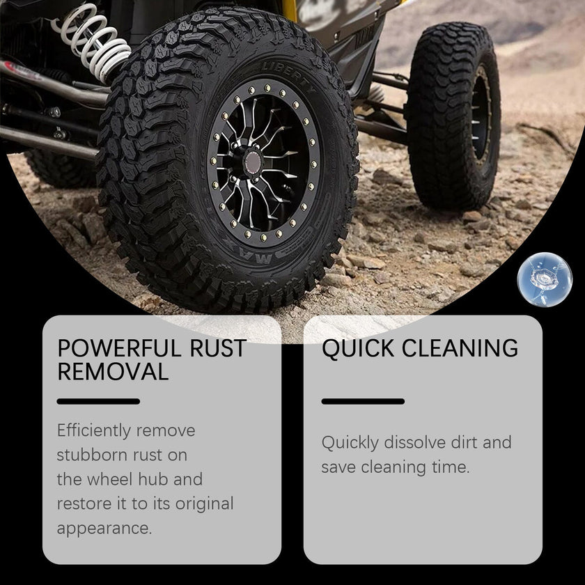 Car Rust Remover & Tire Cleaner Spray – Multi-Surface Stain & Rust Removal (120ml)