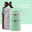 Japanese-Inspired Compartment Lunch Box – Stainless Steel, 1–3 Layer