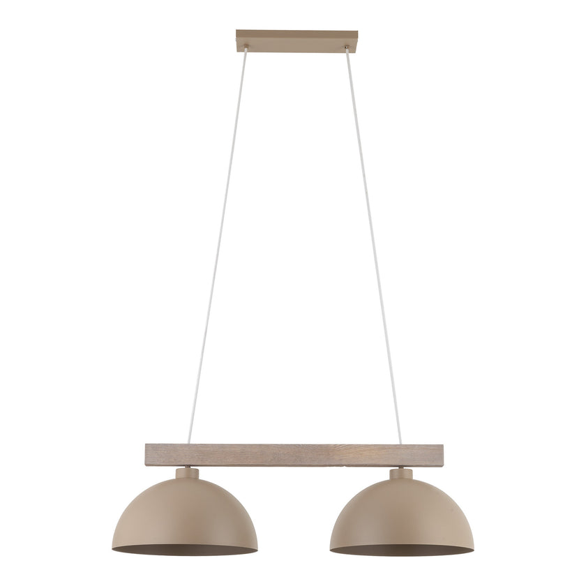 OSLO 2-Light Scandinavian Pendant Light for Kitchen Island, Dining Table & Modern Interiors