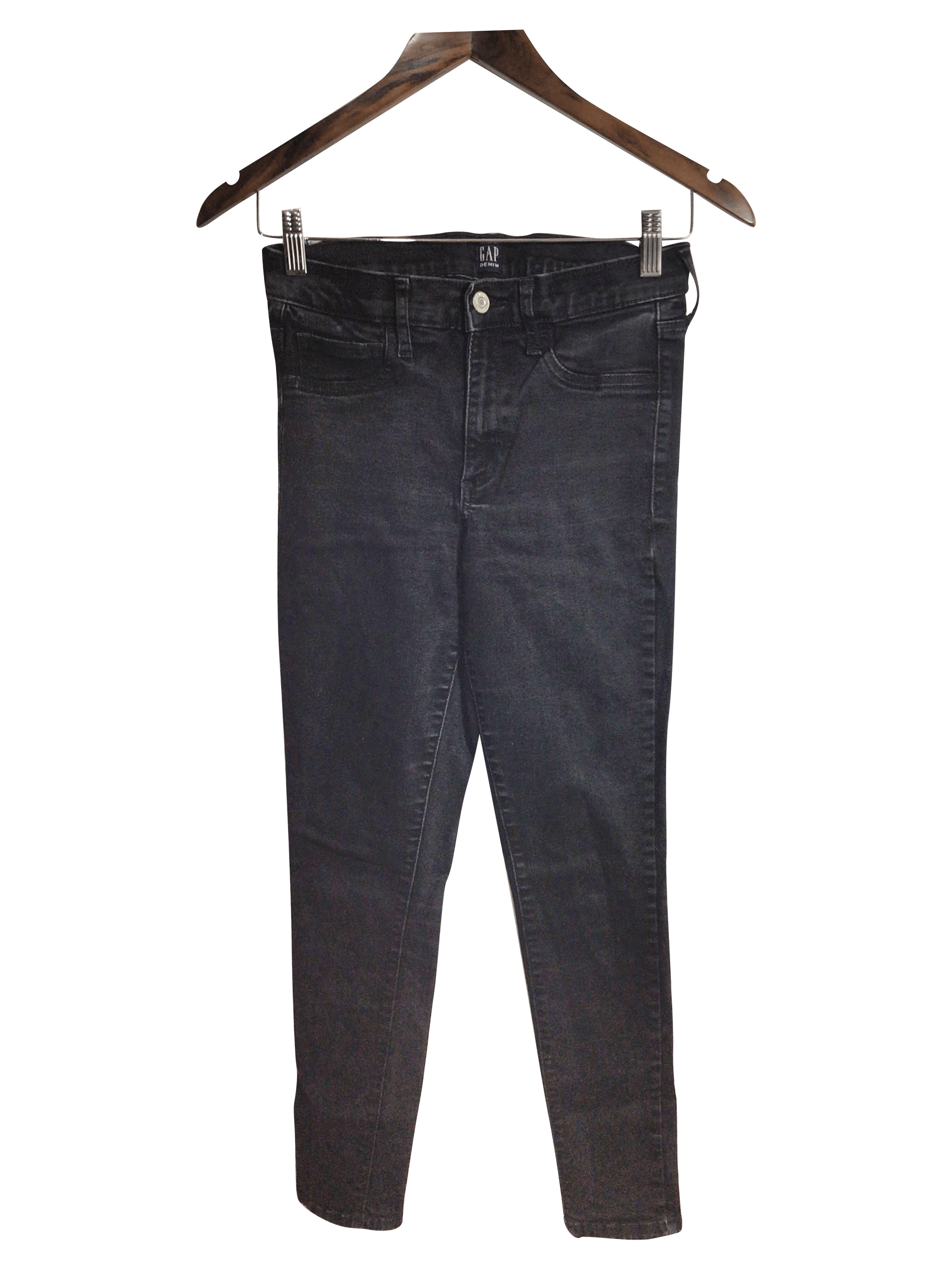 GAP Women Straight-Legged Jeans Regular fit in Black - 28