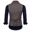 Men's Slim Fit Business Waistcoat – Double Breasted Suit Vest