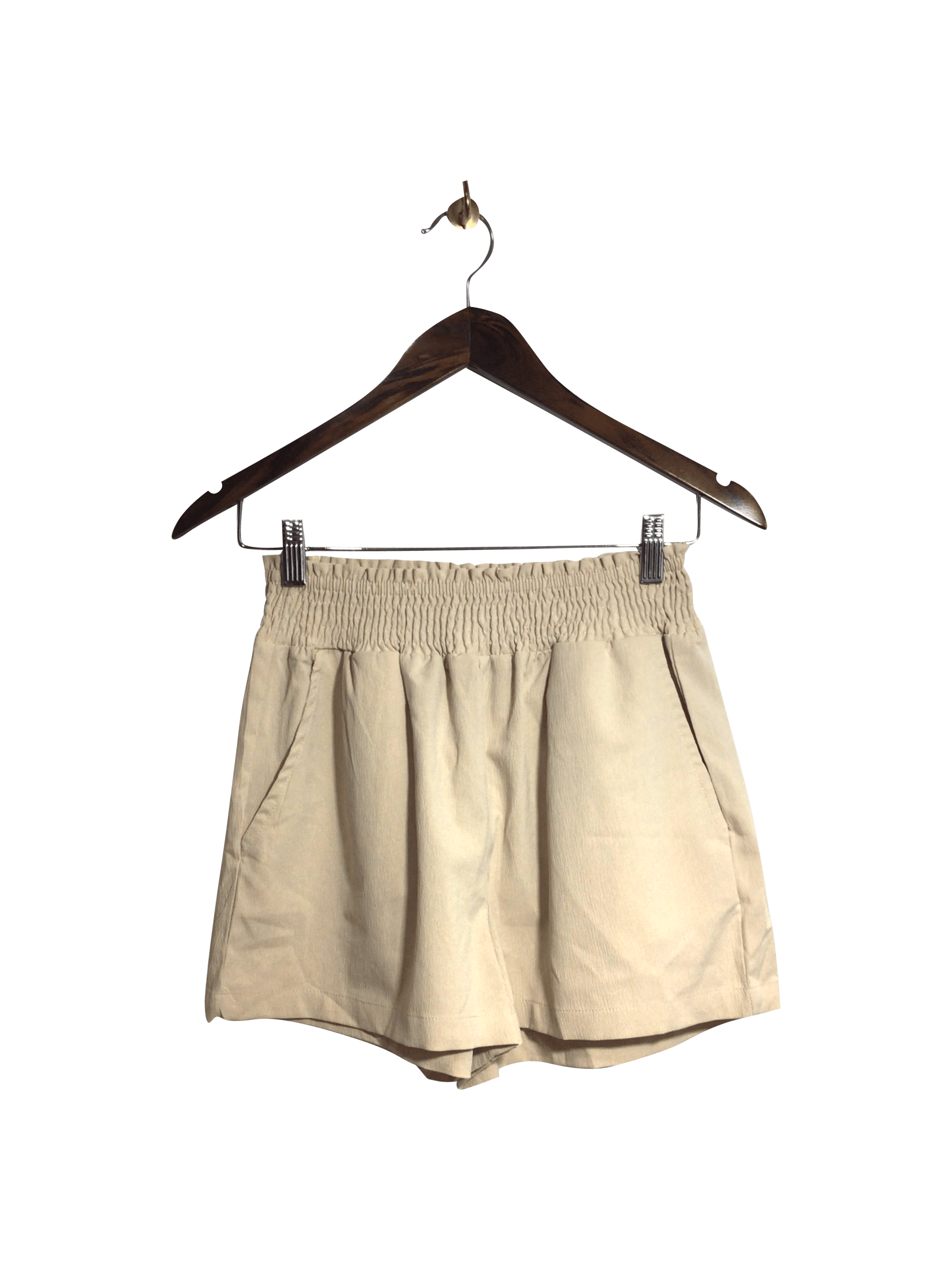 SHEIN Women Classic Shorts Regular fit in Beige - S