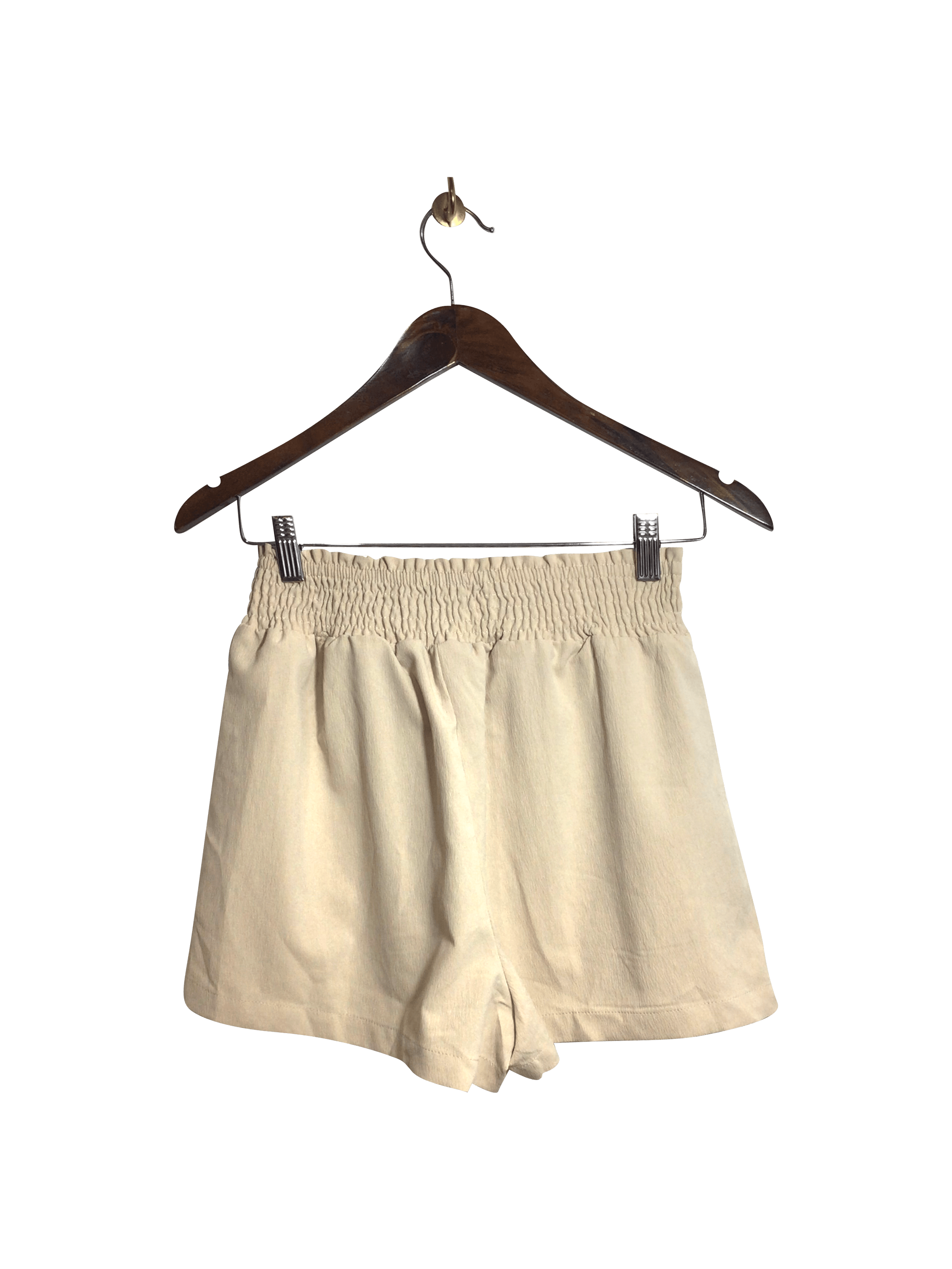 SHEIN Women Classic Shorts Regular fit in Beige - S