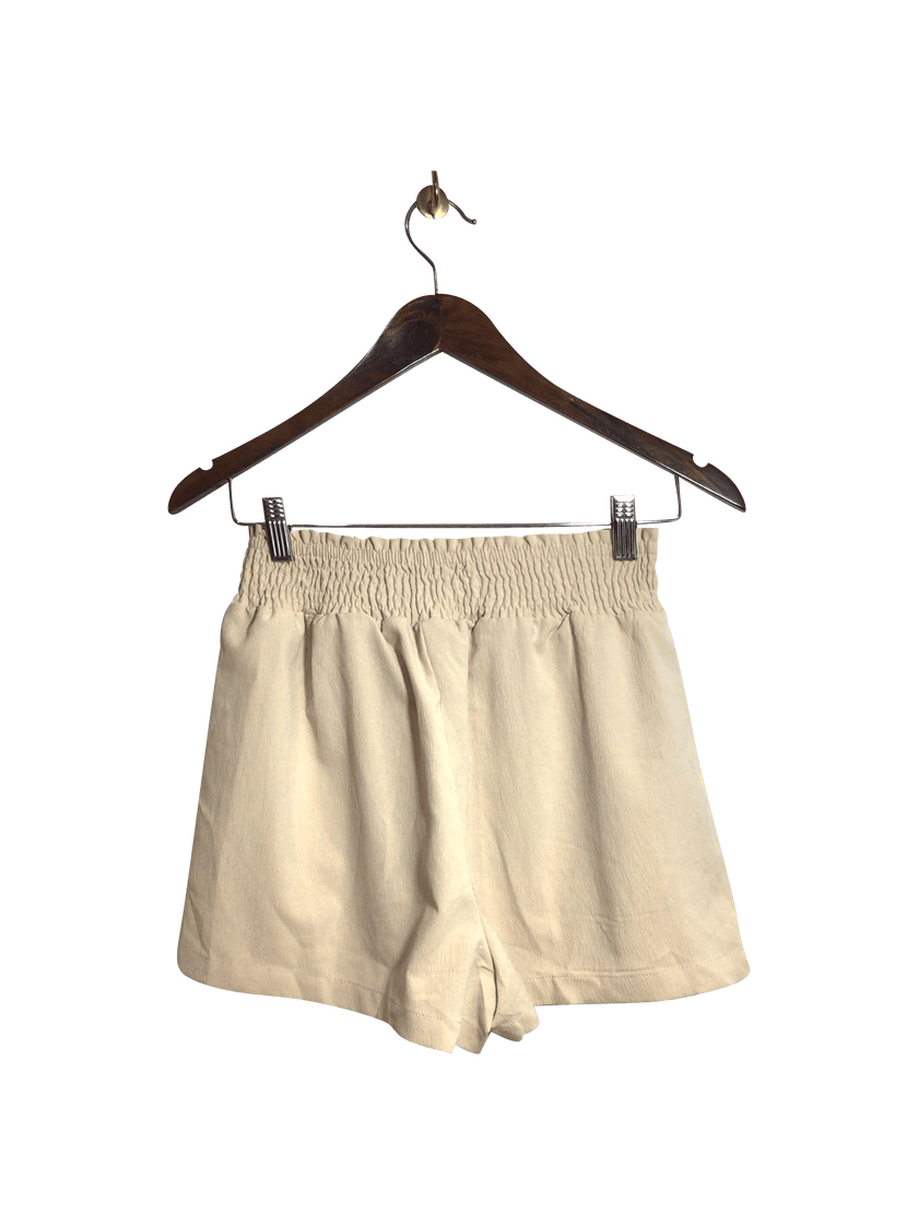 SHEIN Women Classic Shorts Regular fit in Beige - S
